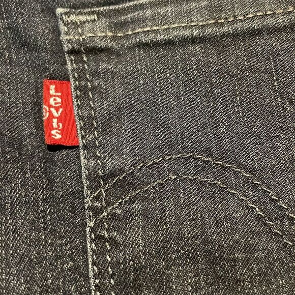 Levi’s- NWT 505 Straight Mid-Ride Dark Wash Minimalist Jeans- Size 8- W29 L32 - Picture 7 of 11
